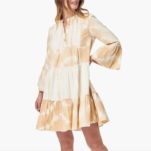 Faherty Maple Sugar Vida Tie Dye Trapeze Dress S